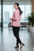 Light Pink Pure Cotton Patch Work Embroidered Short Top
