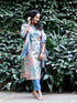 Multicolor Women Cotton Blend Floral Printed Kurta & Pant With Dupatta