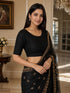Rajnandini Women's Lycra Solid Readymade Blouse(BL6210BLACK0826)