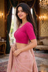Rajnandini Women's Lycra Solid Readymade Blouse(BL6210PINK0826)