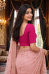 Rajnandini Women's Lycra Solid Readymade Blouse(BL6210PINK0826)