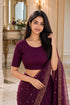 Rajnandini Women's Lycra Solid Readymade Blouse(BL6210WINE0826)