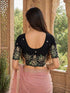Rajnandini Women's Lycra Embroidered Readymade Blouse(BL6213BLACK0426)