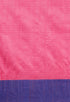 Pink Cotton Striped Printed Traditional Saree With Blouse Piece