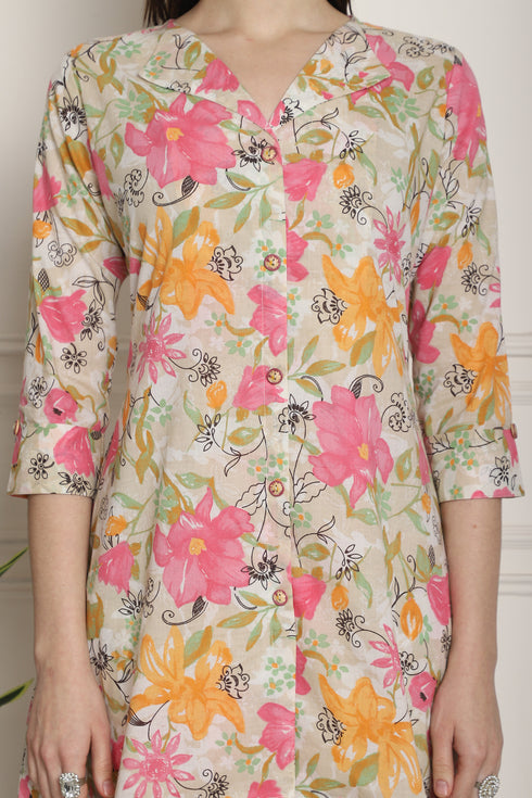 Pure Cotton Printed Co-ords Set