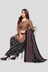Light Brown Cotton Blend Printed Unstitched Salwar Suit Material