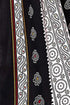 Black Cotton Blend Printed Unstitched Salwar Suit Material