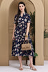 Blue Pure Cotton Floral Printed Gown
