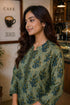 Green Pure Cotton Floral Printed Kurti