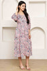 Pink Petal Jaipuri Printed Western Dress