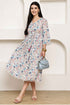 Springtime Serenade Jaipuri Printed Western Dress