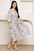 Springtime Serenade Jaipuri Printed Western Dress