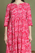 Pink Pure Cotton Jaipuri Printed Western Dress