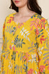 Floral Sunshine Cotton Jaipuri Printed Dress