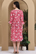 Red Rose Reverie Pure Cotton Jaipuri Printed Western Dress