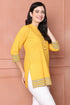 Mustard Pure Cotton Printed Tunic