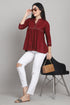 Women Pure Cotton Solid Short Top