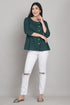 Women Pure Cotton Solid Short Top