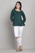 Women Pure Cotton Solid Short Top