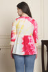 Women Pure Cotton Tie-Dye Shibori Printed Short Top
