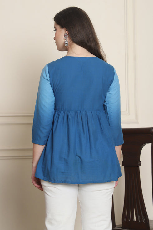 Women Pure Cotton Solid Short Top