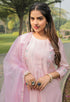 Pink Silk Embroidered Kurta Set With Dupatta