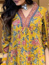 Sunlit Floral Fusion Kurta & Plazzo Pant with Dupatta
