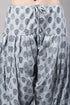 Navy Blue Cotton Printed Ready to Wear Patiala Salwar Suit