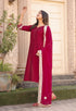 Pink Poly Silk Solid Kurta Set With Dupatta