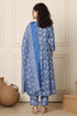 Women Cotton Blend Floral Printed Kurta & Pant With Dupatta