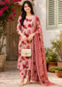 Light Pink Cotton Blend Jaipuri Printed Kurta & Pant With Dupatta