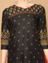 Black Cotton Blend Printed Ready to Wear Patiala Salwar Suit