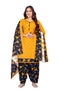 Mustard Cotton Blend Printed Ready to Wear Patiala Salwar Suit