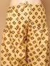 Brown Cotton Blend Printed Ready to Wear Patiala Salwar Suit