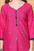 Pink Cotton Blend Printed Ready to Wear Patiala Salwar Suit