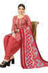 Maroon Cotton Blend Printed Ready to Wear Patiala Salwar Suit