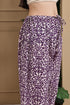 Purple Cotton Blend Printed Ready to Wear Patiala Salwar Suit