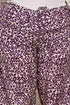 Purple Cotton Blend Printed Plus Size Ready to Wear Patiala Salwar Suit