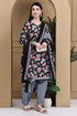 Black Cotton Blend Printed Ready to Wear Patiala Salwar Suit