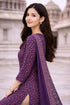 Purple Cotton Blend Printed Ready to Wear Patiala Salwar Suit