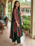 Maroon Cotton Blend Geometric Printed Ready to Wear Patiala Salwar Suit