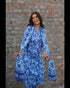Women Cotton Blend Floral Printed Kurta & Pant With Dupatta
