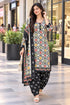Off White Cotton Blend Printed Ready to Wear Patiala Salwar Suit