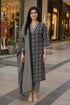 Blue & Beige Cotton Blend Jaipuri Printed Kurta & Pant With Dupatta