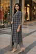 Blue & Beige Cotton Blend Jaipuri Printed Kurta & Pant With Dupatta