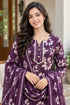 Wine Cotton Blend Jaipuri Printed Straight Kurta & Pant With Dupatta