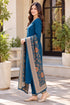 Blue Cotton Blend Solid kurta sets women
