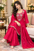Pink Silk Blend with Inner Embroidered Beads Work Straight Kurta & Pant With Dupatta