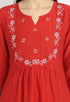 Rayon Viscous Embroidered Kurti