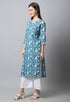 Pure Cambric Cotton Jaipuri Printed Kurti